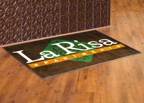 2'x3' DigiPrint™ Nylon Indoor Carpeted Logo Mat w/ Rubber Backing