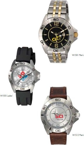 Remington Men's Watch w/ Black Stainless Steel Case & Bracelet