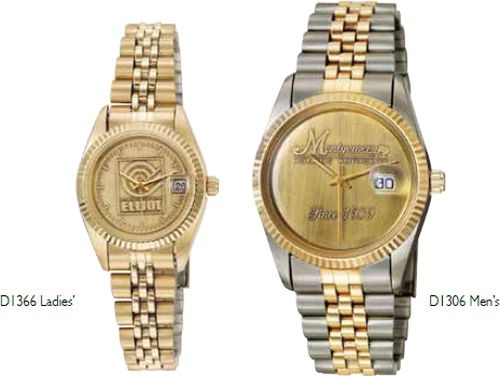 ABelle Promotional Time Saturn Medallion Lady's Two Tone Watch