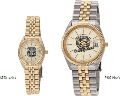 Selco Geneve Gold Lady Commander Watch