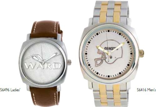 Selco Geneve Men's Titan Medallion Watch w/ Leather Strap