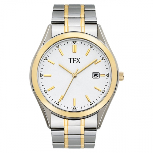 Men's TFX dist by Bulova Gold & Silver Tone Bracelet Watch
