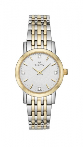 Ladies' Bulova® Classic Collection Diamond-Accent 2-Tone Watch