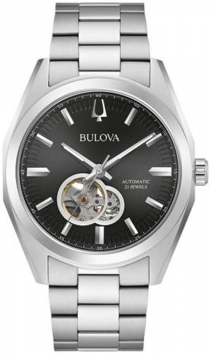 Bulova Mens Surveyor Automatic Stainless Steel Watch