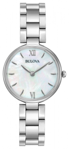 Bulova Ladies' Bracelet Watch, Stainless Steel with MOP Dial