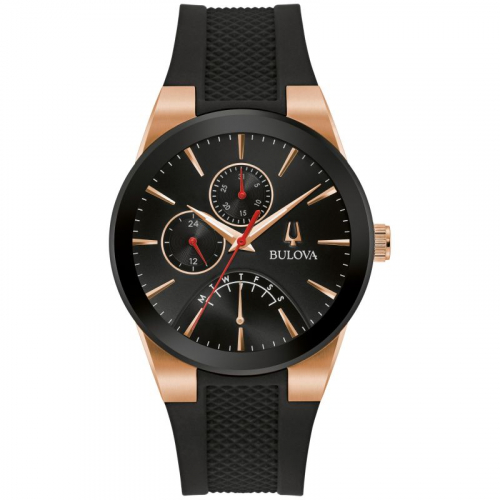Bulova Men's Futuro Collection Silicone Strap Watch