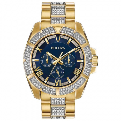 Bulova Men's & Ladies Octava Collection Crystal Watch