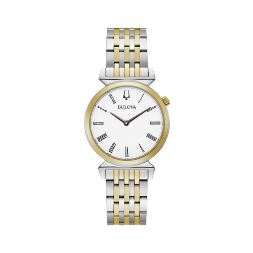 Bulova Ladies' Classic Regatta Slim Two Tone Bracelet Watch