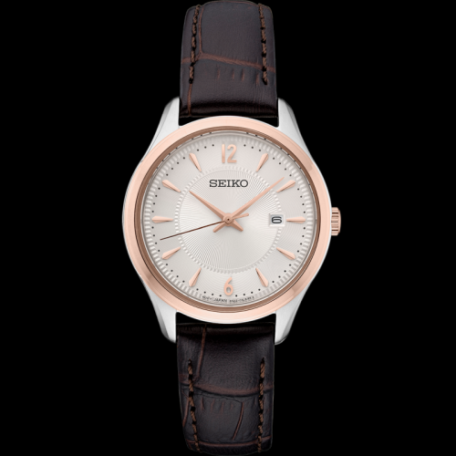 Ladies' PGP Essential Collection Gray/Silver Dial, Rose gold finish