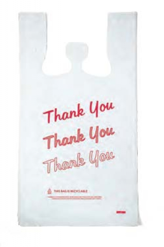 Thank You T-Shirt Bag (Plastic)