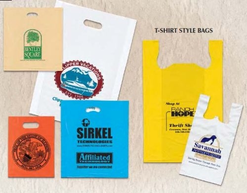 MERCHANDISE BAGS and T-SHIRT STYLE BAGS