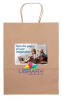 Eco Jenny Kraft-Brown Shopper Bag (Flex Ink)