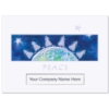 World Peace Window Holiday Greeting Card (5