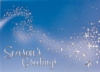 Magical Wisp of Stars on Blue Sky Holiday Greeting Card (5