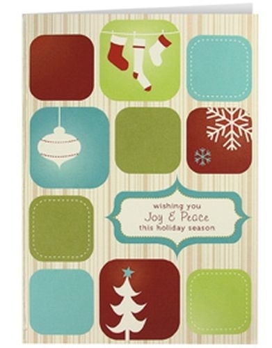 Classic-Vintage Chic Holiday Greeting Card