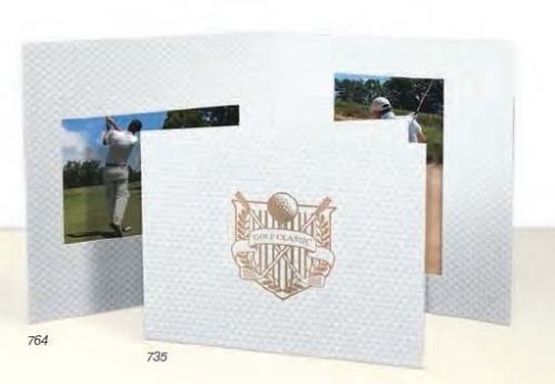 Golf Ball Texture Folder with Double Horizontal Opening