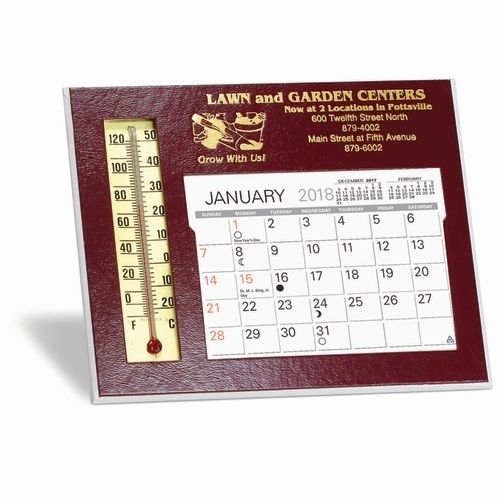 Emissary Desk Calendar w/ Thermometer