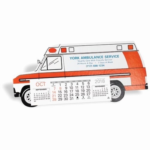 Ambulance Standard Truck Calendar