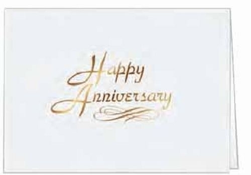 Happy Anniversary Business Note Card (3 1/2