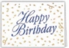Happy Birthday Confetti Everyday Business Note Card (3 1/2