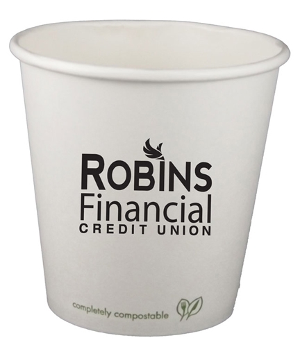 10 oz. Eco-Friendly Compostable Paper Cup - OFFSET PRINTING