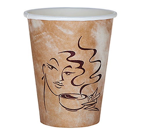 8 oz. Paper Hot Cup - Flexographic printed