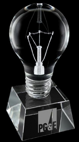 Crystallight Bulb Short Trophy