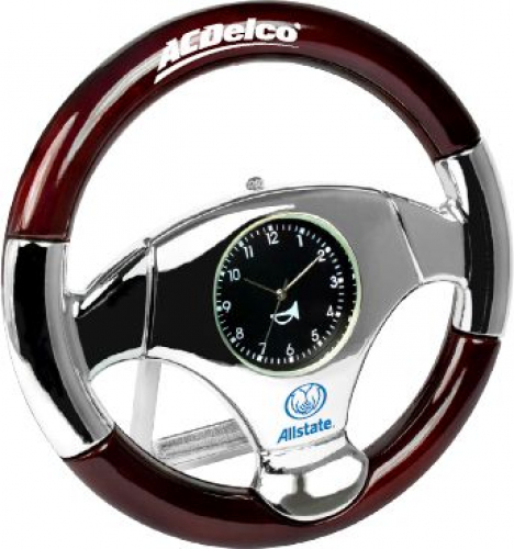 Metal Steering Wheel Clock