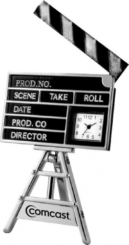 Movie Clap Board Clock