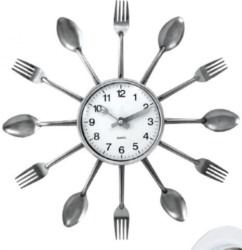 Fork & Spoon Clock