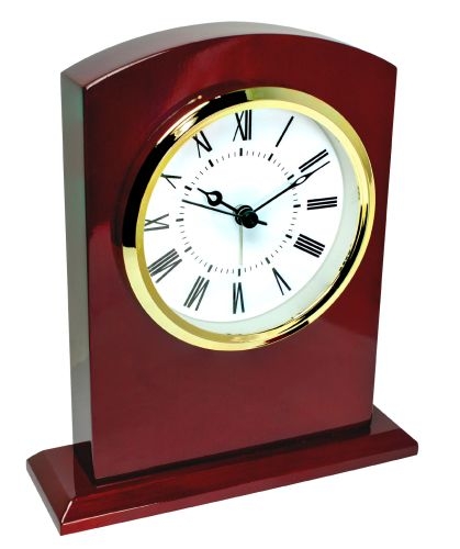 HIGH GLOSSY WOODEN CLOCK - ARCH - NEW