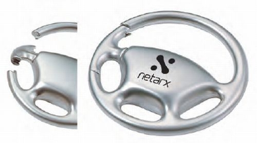 Metal Steering Wheel Key Chain