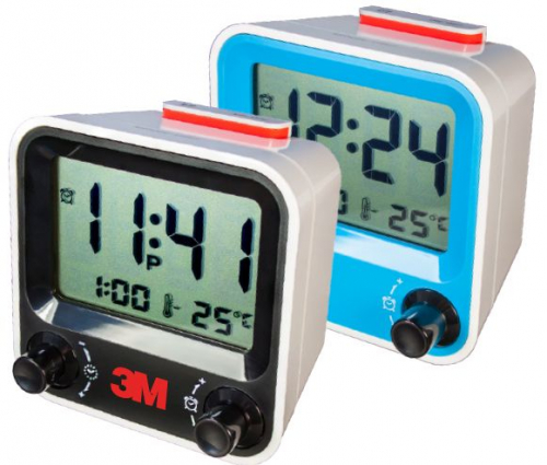 Easy Set Alarm Clock with Thermometer