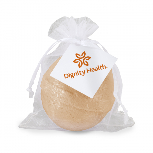 Premium Bath Bomb in Sheer Bag - Energizing Sweet Citrus