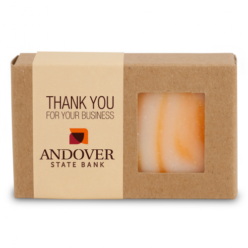 Luxurious Herbal Soap in Eco-Box - Energizing Sweet Citrus