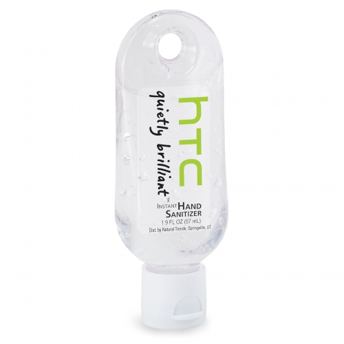 1.9 fl oz Instant Hand Sanitizer Gel in Keychain Bottle Fragrance-free