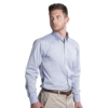 Men's Tailored Button Down Collar Long Sleeve Shirt White