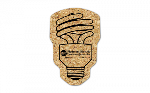 Energy Bulb Cork Coaster