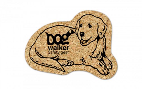Dog Cork Coaster