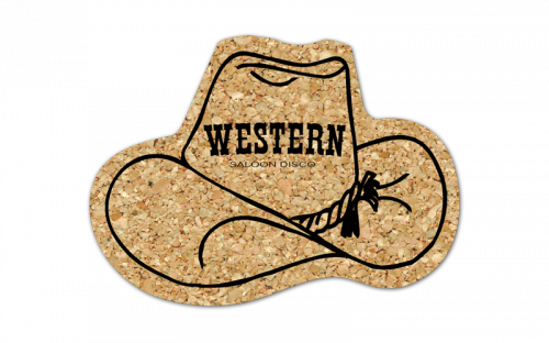 Cowboy Hat Cork Coaster