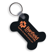 Recycled Tire Key Tags - (1 5/8