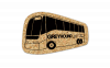 Bus Cork Coaster