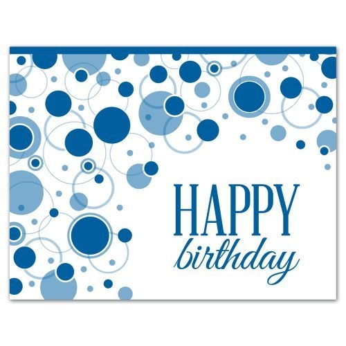 BUBBLY BIRTHDAY WISHES (White Unlined Envelope)