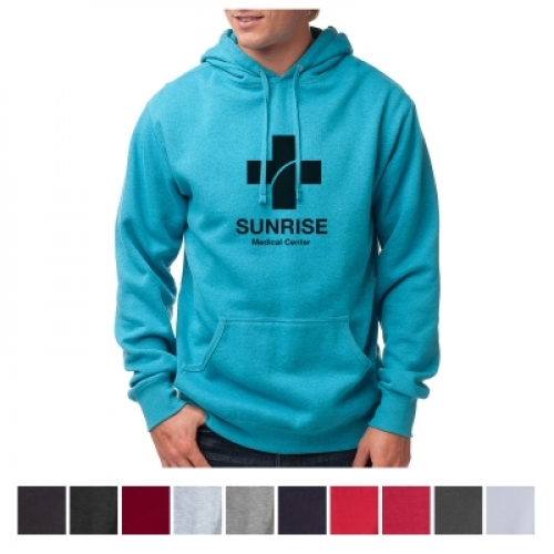 Independent Trading Company Men's Lightweight Hooded Pullover Sweatshirt