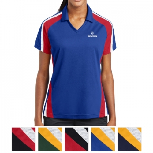 Sport-Tek® Ladies' Tricolor Micropique Sport-Wick®Polo