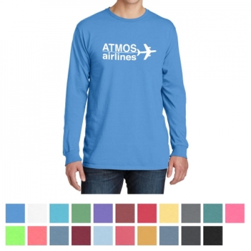 Port & Company® Pigment-Dyed Long Sleeve Tee
