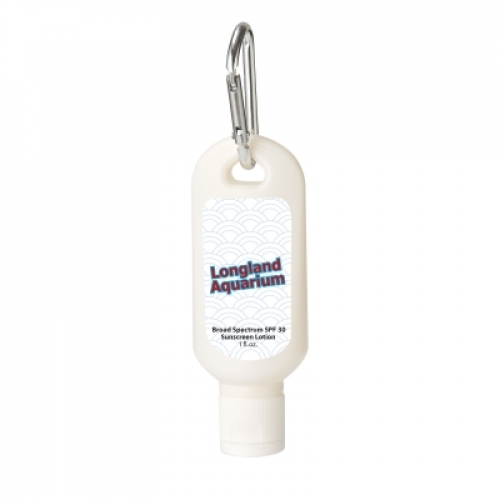 1 Oz. SPF 30 Sunscreen With Carabiner