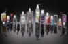 1 oz Single Color Moisture Bead Sanitizer in Tall Flip-Top Bottle