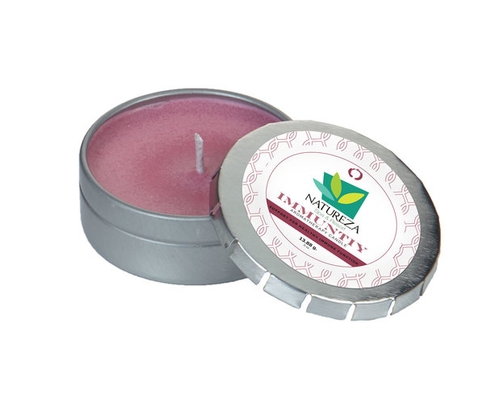 Essential Oil Infused Candle in Small Push Tin