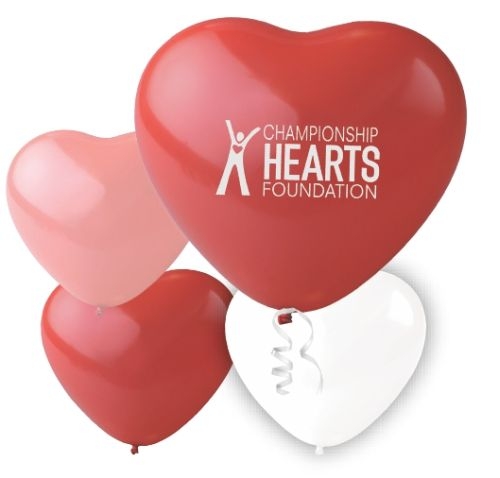 11” Heart Latex Balloon